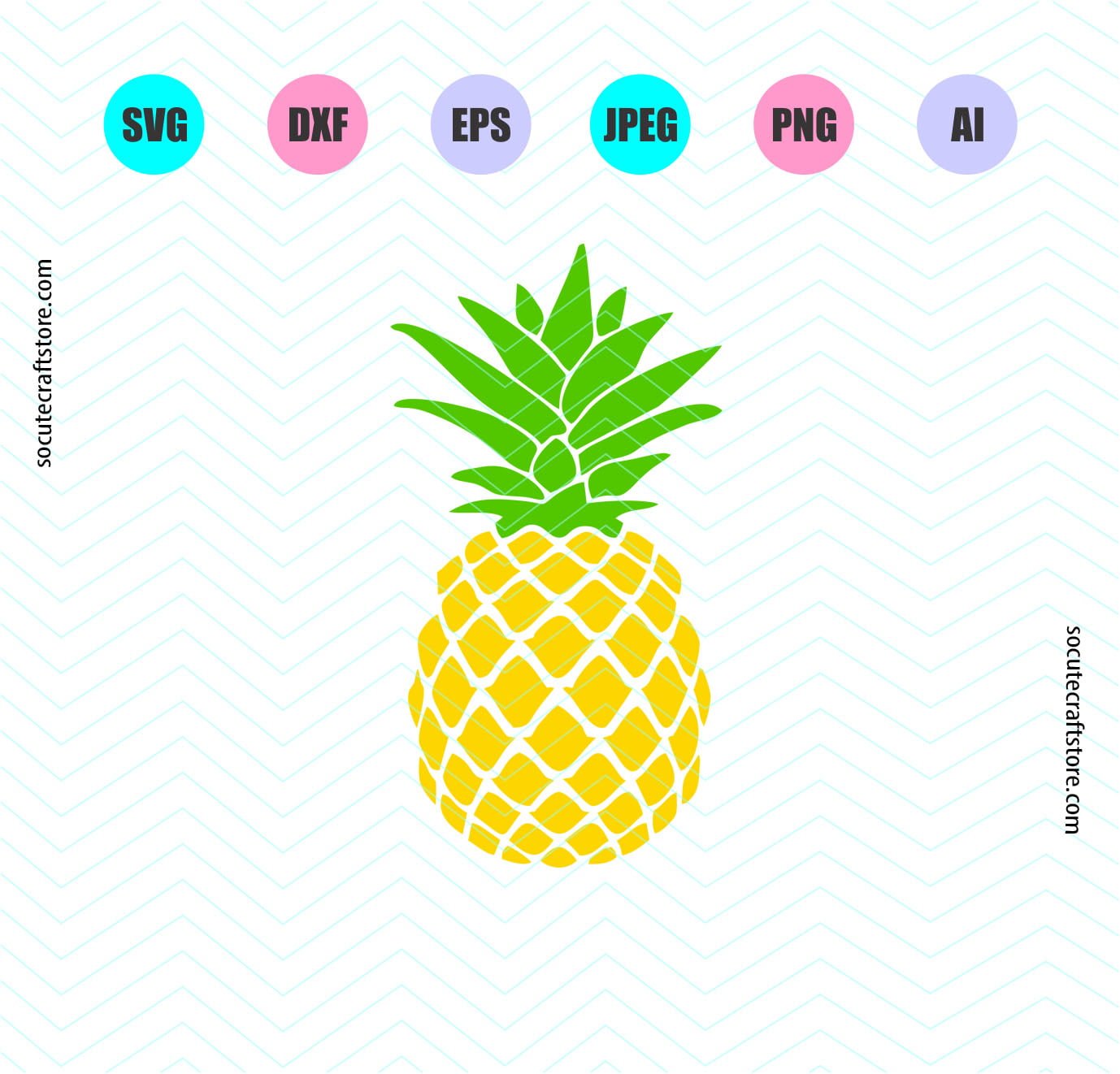 Pineapple Svg, Pineapple SVG File, DXF File, PNG File, Clipart, Digital Cut  Files, Cricut explore, Silhouette cameo.