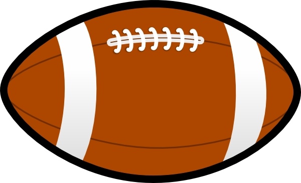 Rugby Ball Football clip art Free vector in Open office.