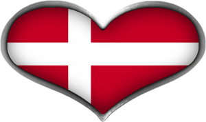 Flag Danmark Clipart.