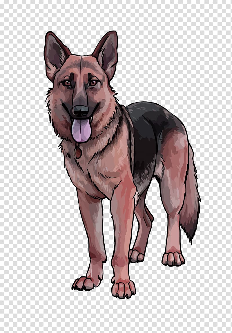 German shepherd illustration, German Shepherd King Shepherd.