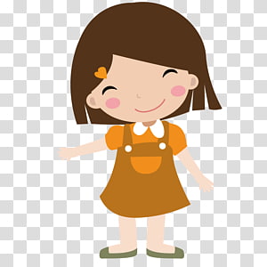 Cute Girl PNG clipart images free download.