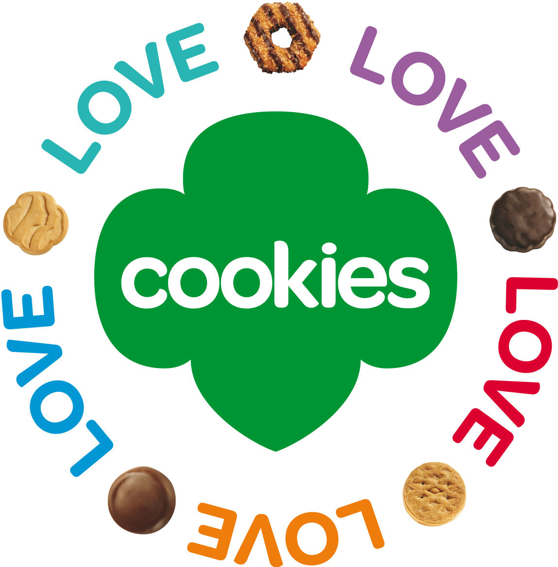 Girl Scout Cookie Sales Clipart.