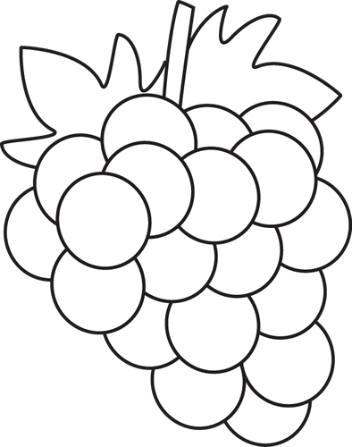 Free Grapes Clipart Black And White, Download Free Clip Art.