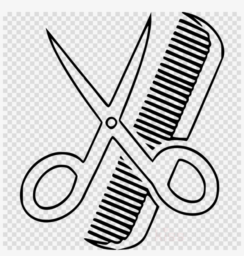 Download Gunting Dan Sisir Png Clipart Comb Clip Art.