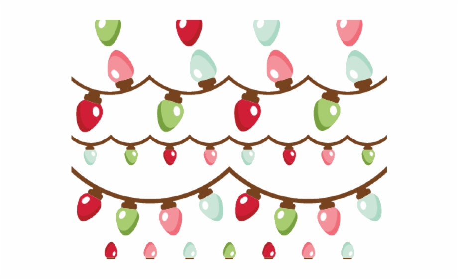 Christmas Lights Clipart Header.