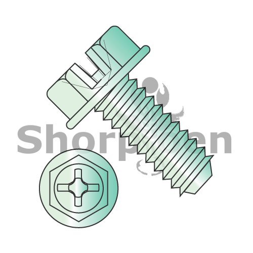 Combo Slot/Phillips Ind Hex Washer Header Machine Screw.