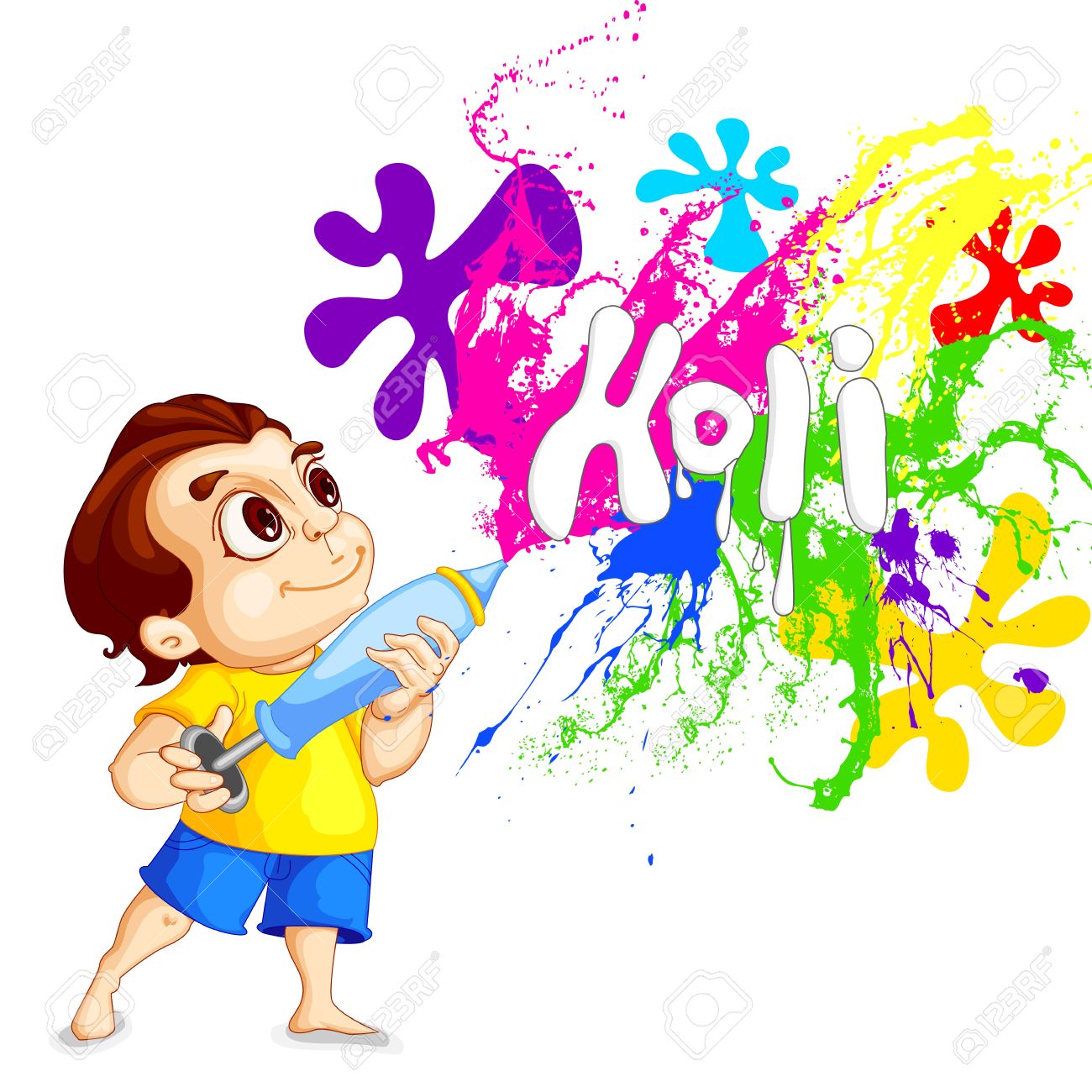 Holi festival clipart 1 » Clipart Station.