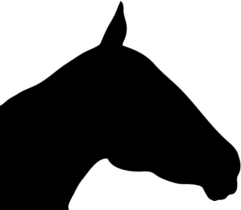 Clipart horse head silhouette 8 » Clipart Station.