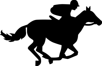 Thoroughbred Horse racing Clip art.