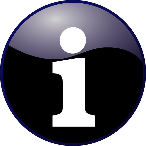 Information Icon Clip Art at Clker.com.