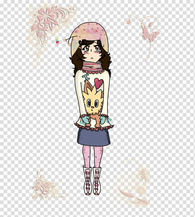 Amanda invierno transparent background PNG clipart.