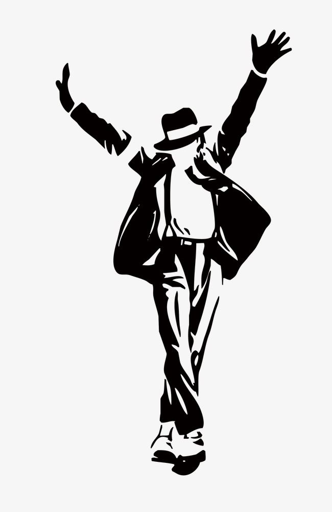 Michael Jackson Silhouette PNG, Clipart, Black, Figures.