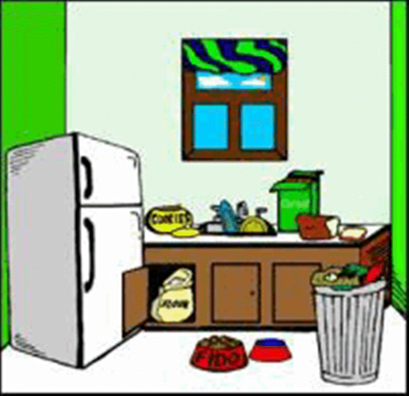 Clean Room Clipart Kitchen free image.