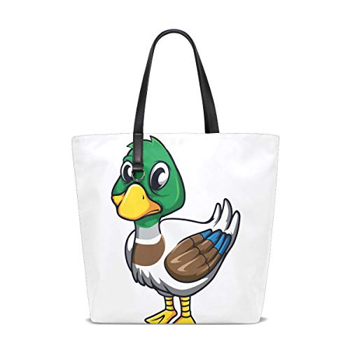 Duck Tote Bag Purse Handbag Womens Gym Yoga Bags for Girls.