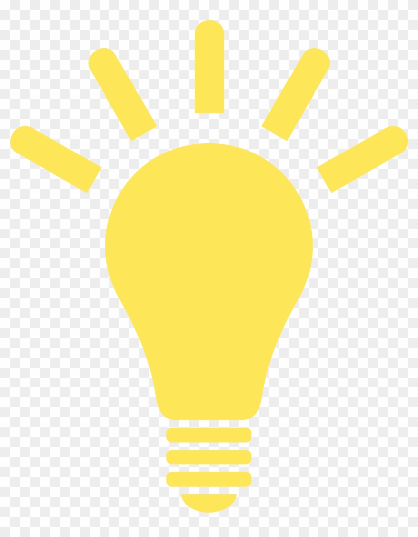 Yellow Lightbulb Clipart.