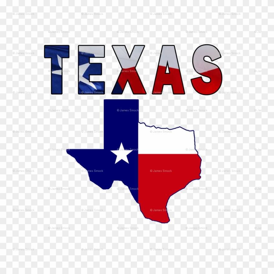 Cafepress Flag Map With Texas Tile Coaster Clipart (#2016119.