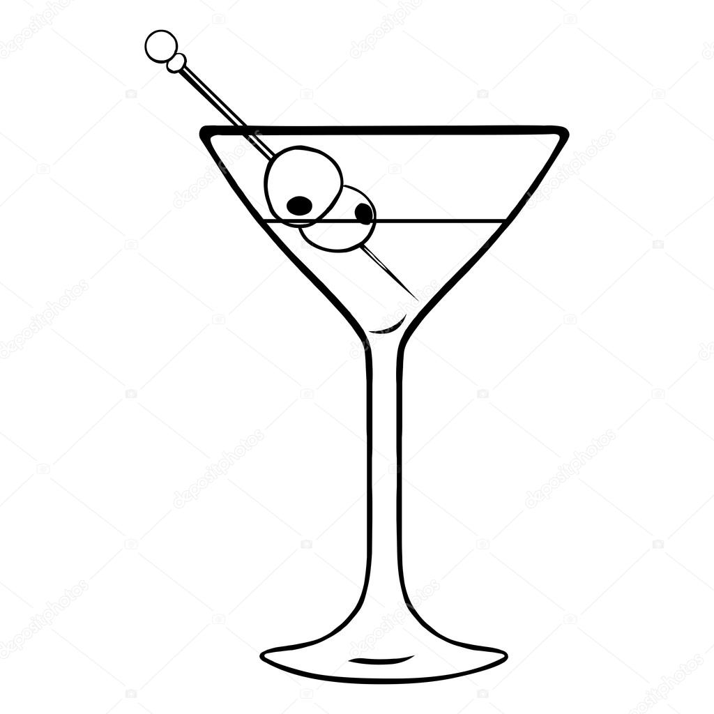 Pictures: martini glass clip art.