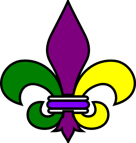 Printable Saints Fleur De Lis.