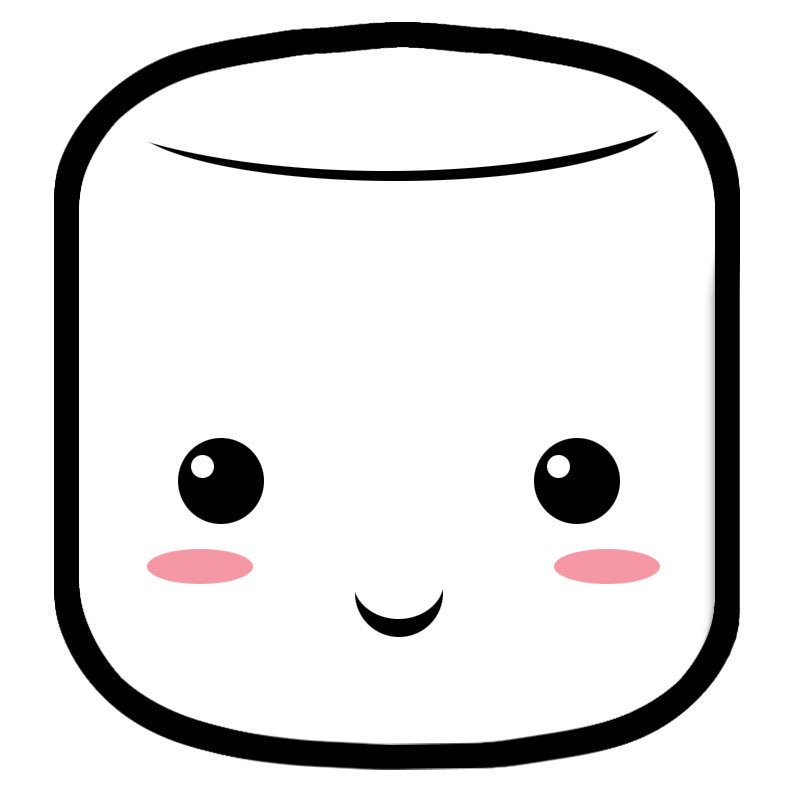 Marshmallow clipart.