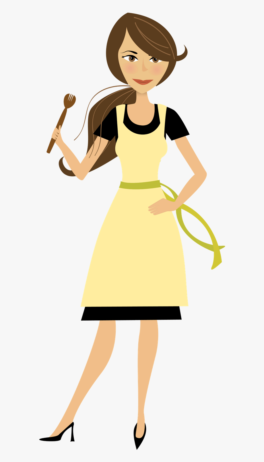 Cooking Mom Clipart.