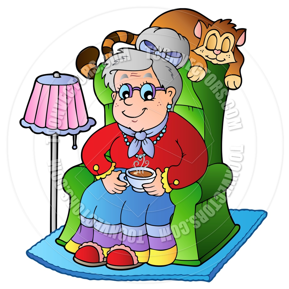 1412 Grandma free clipart.