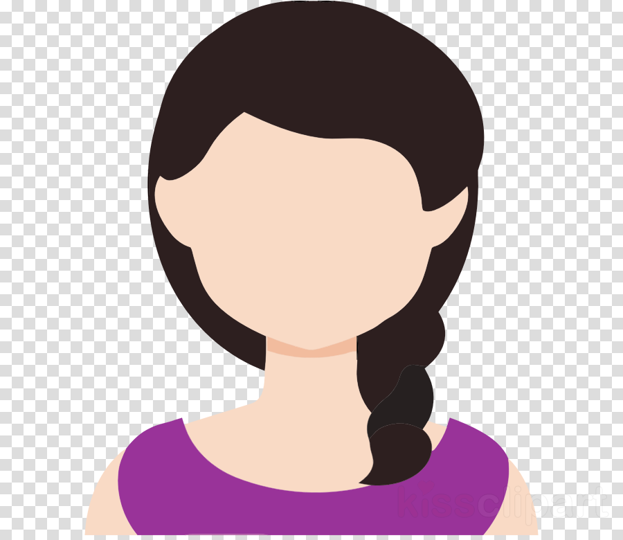 hair face head cheek hairstyle clipart.