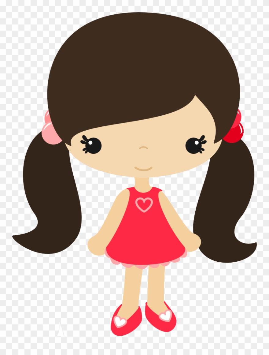 Cartoon Girl Clip Art.