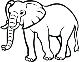 Elephant Clipart PNG Transparent.