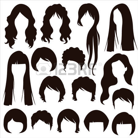 17,497 Hairstyle Silhouette Cliparts, Stock Vector And Royalty.