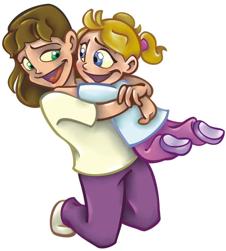 1552 Hug free clipart.