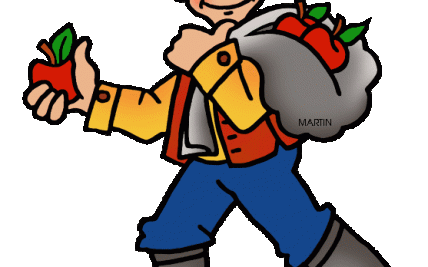 Johnny Appleseed Clip Art.