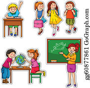 Children School Clip Art.