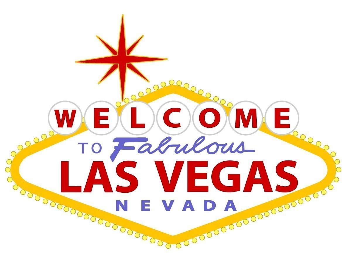 Spotlight Las Vegas, Las Vegas Sign Free Clipart.