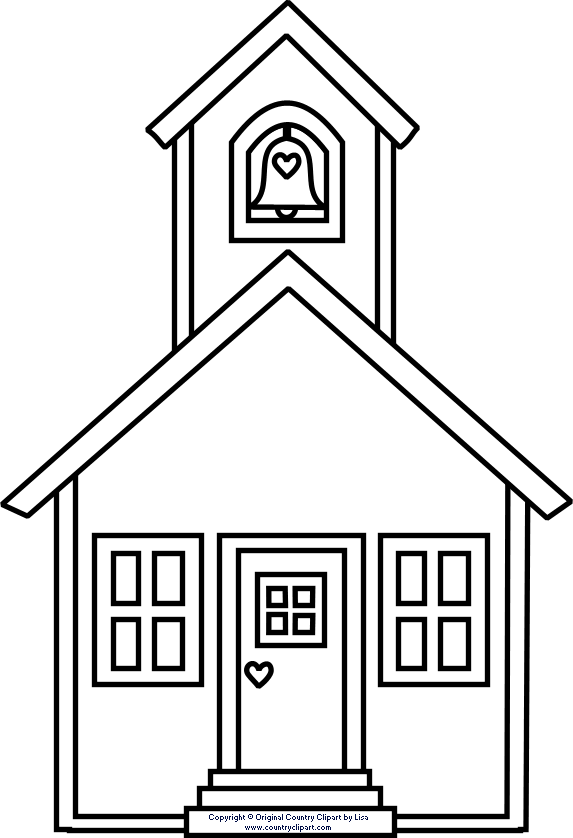 School House Clip Art, Schoolhouse Free Clipart.