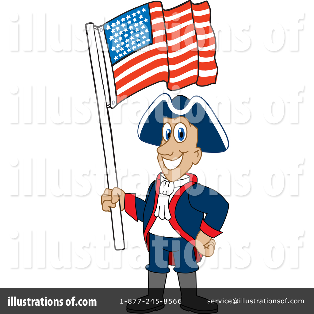 Patriot Mascot Clipart #1439791.