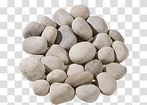 Pile of brown pebbles transparent background PNG clipart.