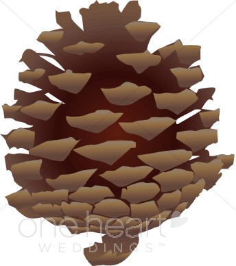 Pinecone Clip Art.