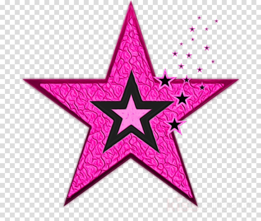 pink star magenta symbol clipart.