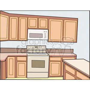 Kitchen clipart. Royalty.