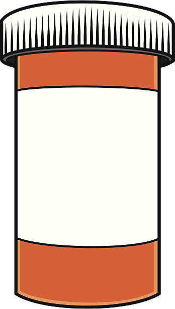 Medication Bottle Clipart.