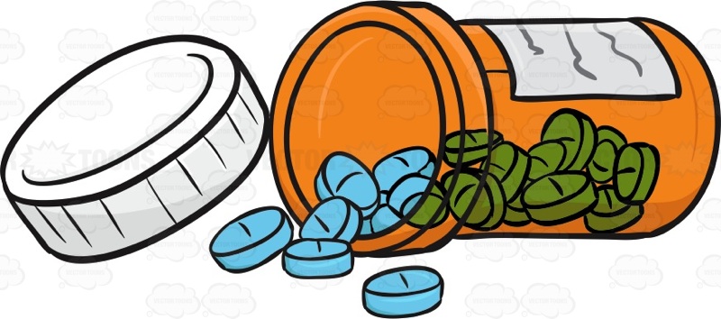 Medicine Bottle Clipart.