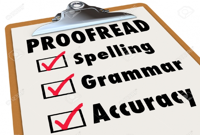 Proof Reading & Editing Services for $10.