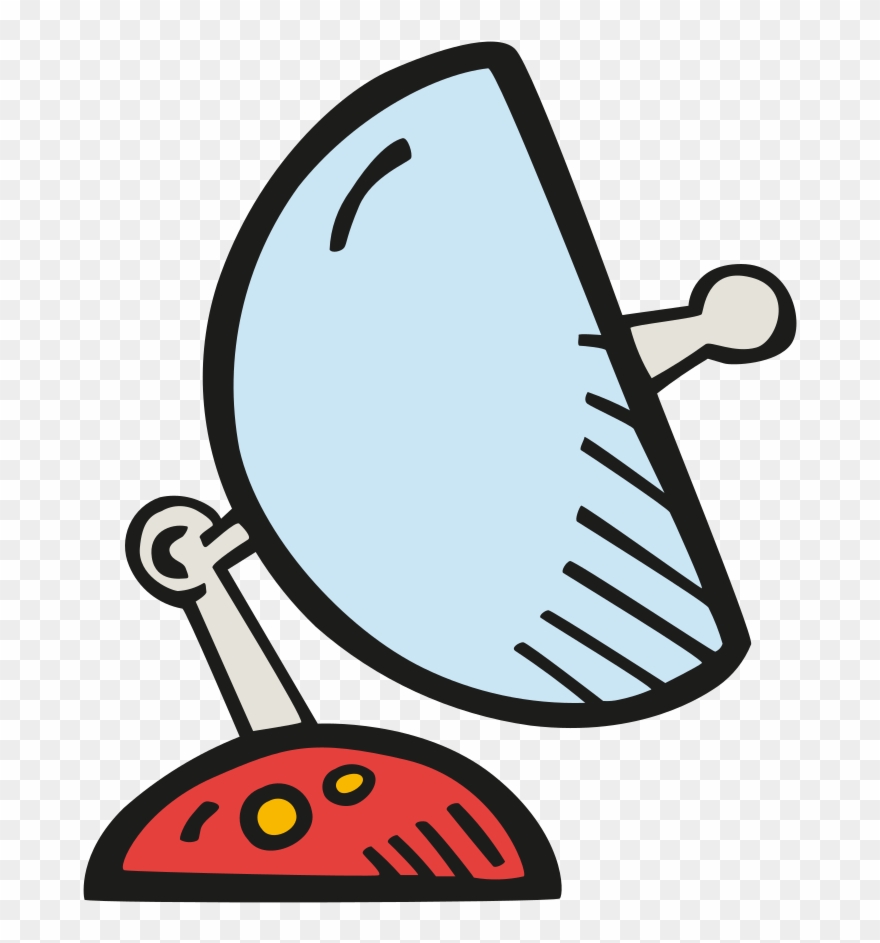 Space Satellite Dish Icon Clipart (#2291607).