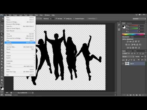 How to Save Image with a Transparent Background in Photoshop.