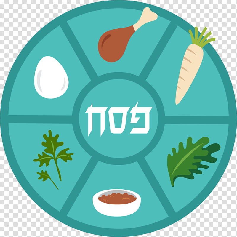 Passover Seder plate transparent background PNG cliparts.