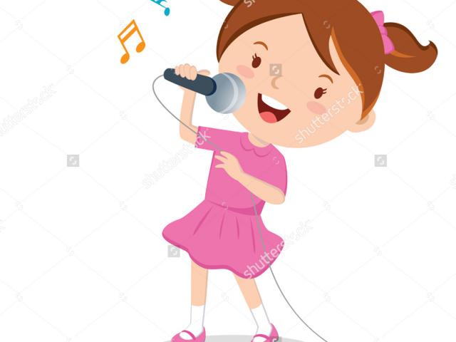 Sing clipart outgoing person.