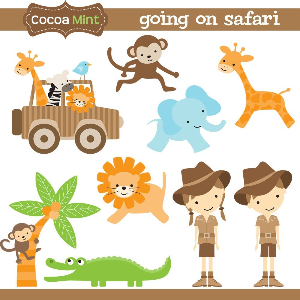 3563 Safari free clipart.