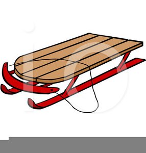 Dog Sled Clipart.