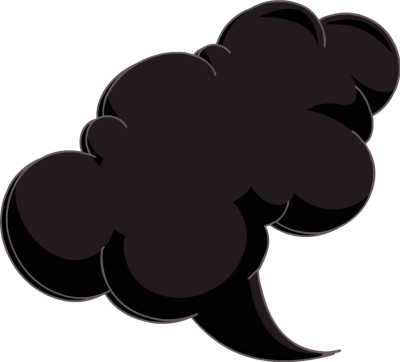 Dark Smoke Clipart.