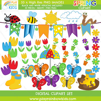 Spring Season Clipart.